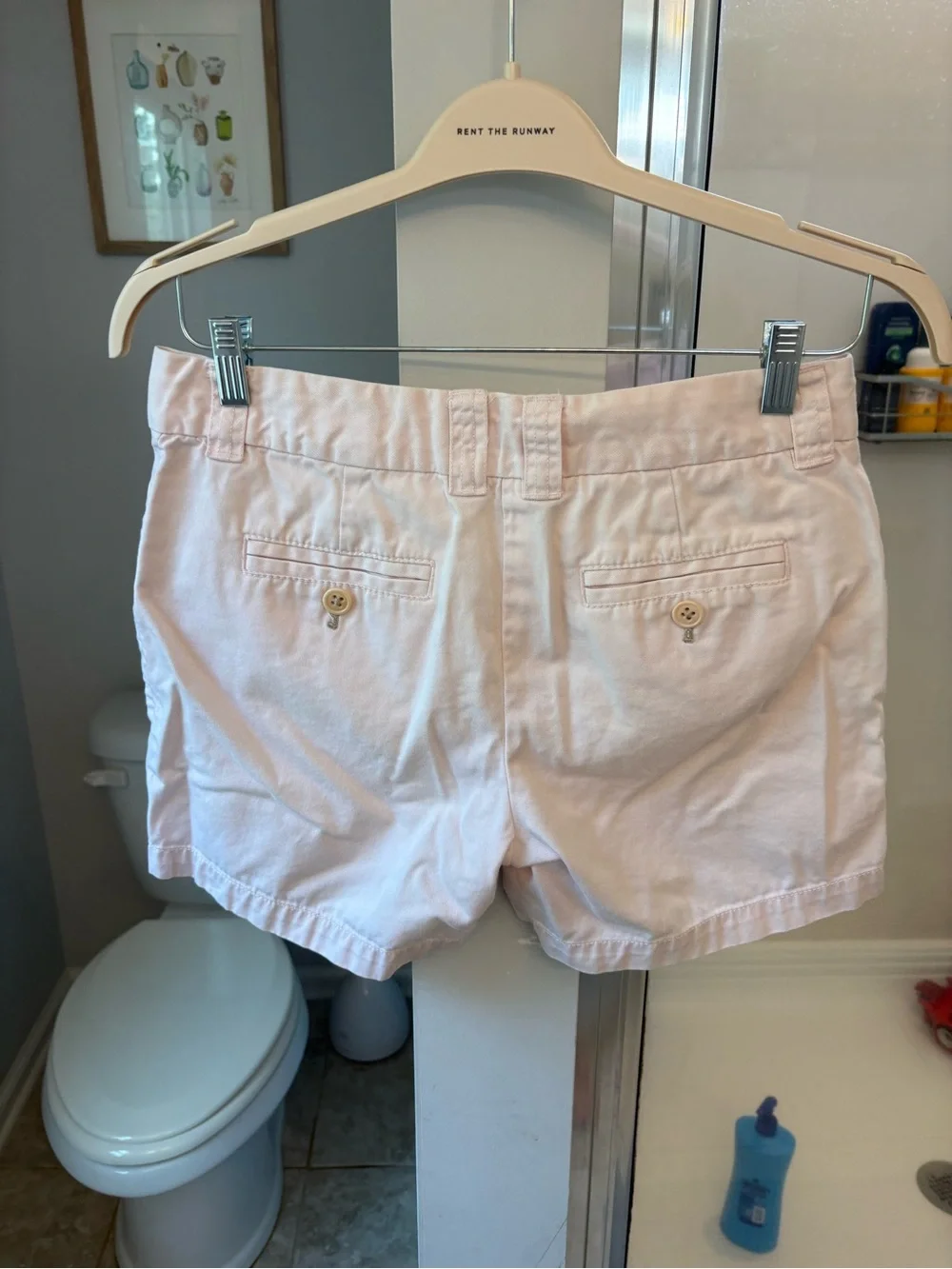 J. Crew Pale Pink Cotton Chino Shorts